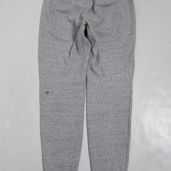 Lululemon Men's At Ease Jogger Heathered Melody Light Grey / Black Size S - Picture 7 of 12